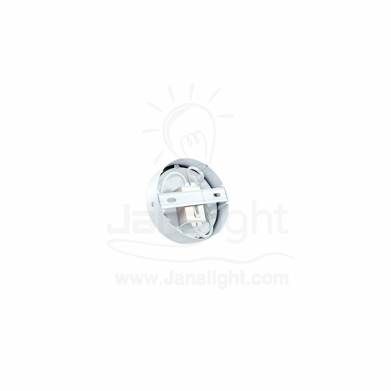 سبوت بانيل لطش 6 وات مدور ابيض Panel Spotlight 6 Watt Round Warm